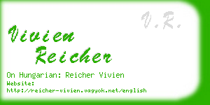 vivien reicher business card